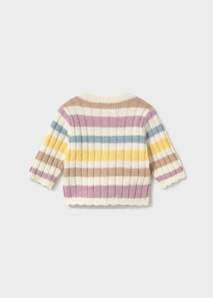 Cardigan a righe multicolor art. 2.301-080 MAYORAL
