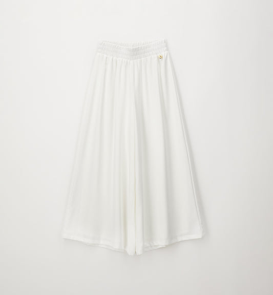 Pantaloni fluidi foderati con elastico in vita IDO