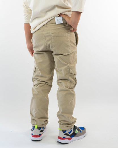 Pantaloni cargo in velluto rigato MAYORAL