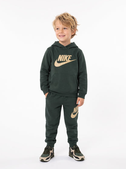 Tuta felpata con scritta oro art.86L135-FH3 NIKE