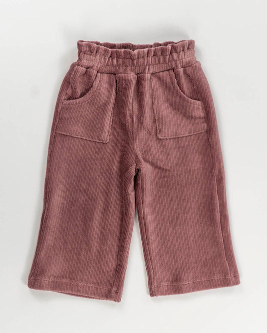 Pantaloni in velluto rigato con lurex MAYORAL