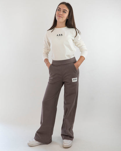 Pantaloni felpati a gamba larga con tasche I DO