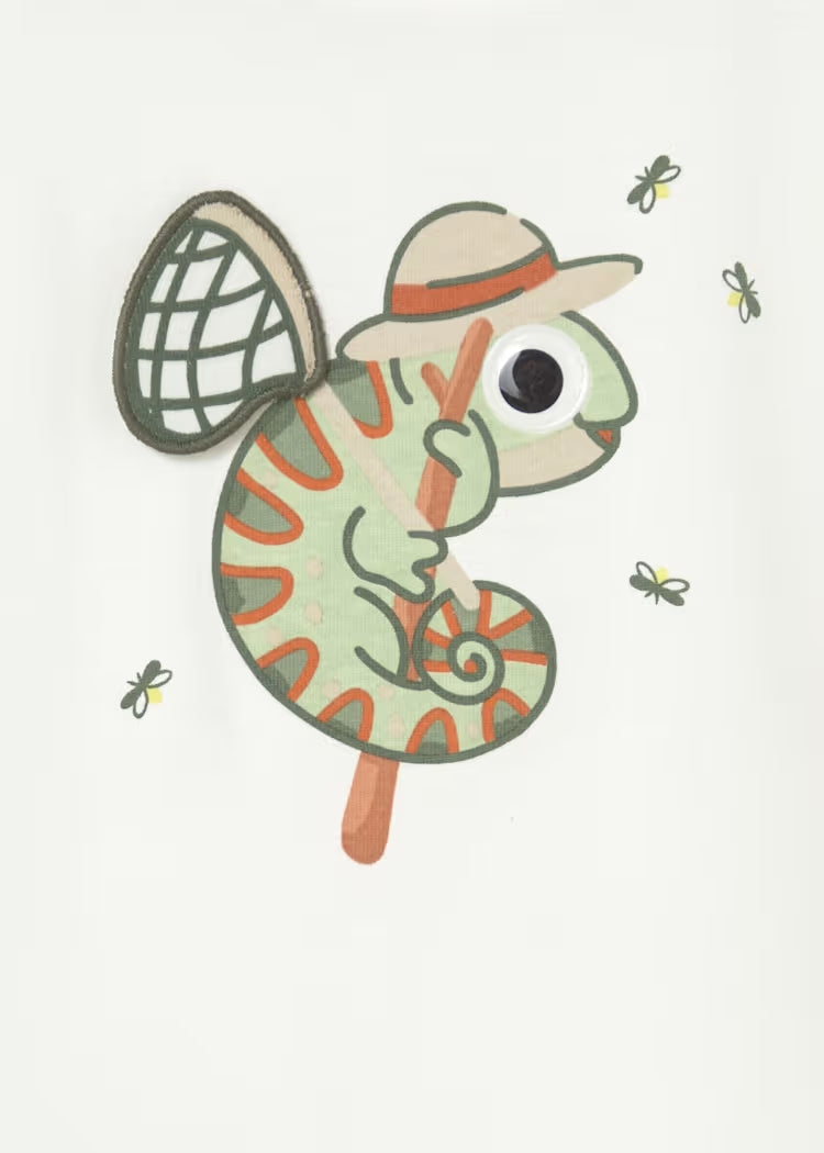 T-shirt manica corta con geco art.1004-85 MAYORAL