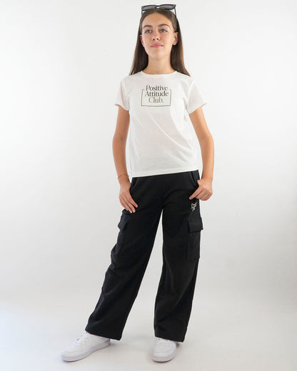 Pantaloni cargo a gamba larga a peso medio I DO