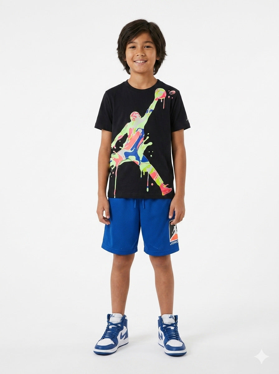 T-shirt con logo multicolor art.95F896-023 JORDAN