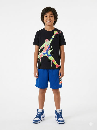 T-shirt con logo multicolor art.95F896-023 JORDAN