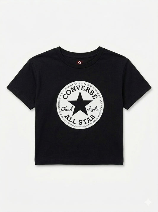 T-shirt manica corta con logo rotondo CONVERSE