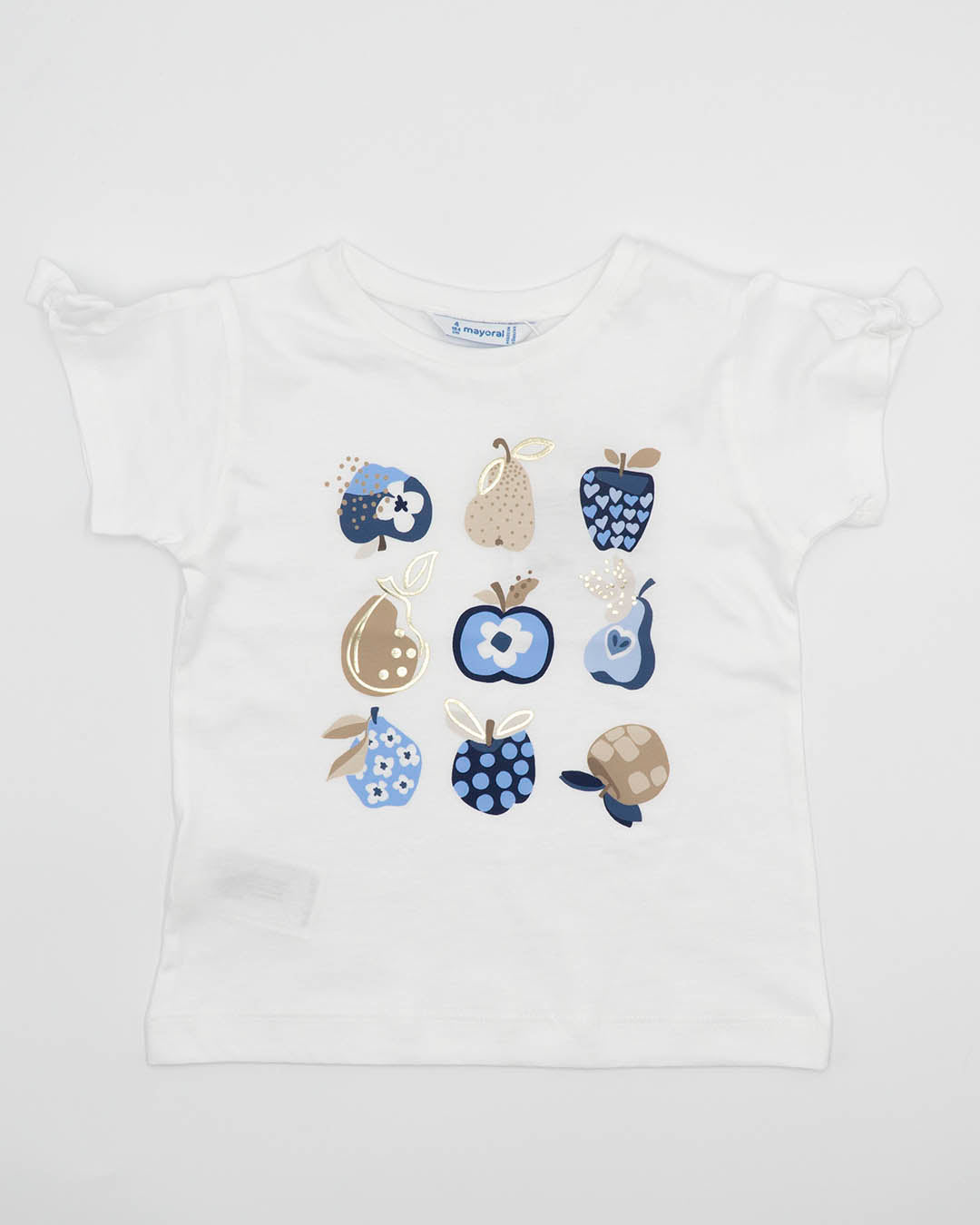 T-shirt manica corta con frutta