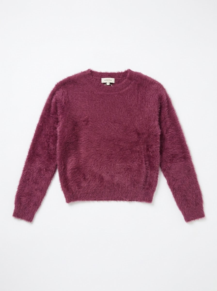Maglione girocollo peloso art.LAKIN-10173 KOCCA