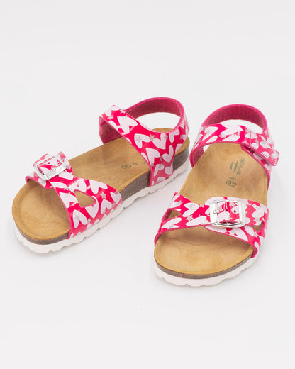 Sandali con cuori e strappi GRUNLAND