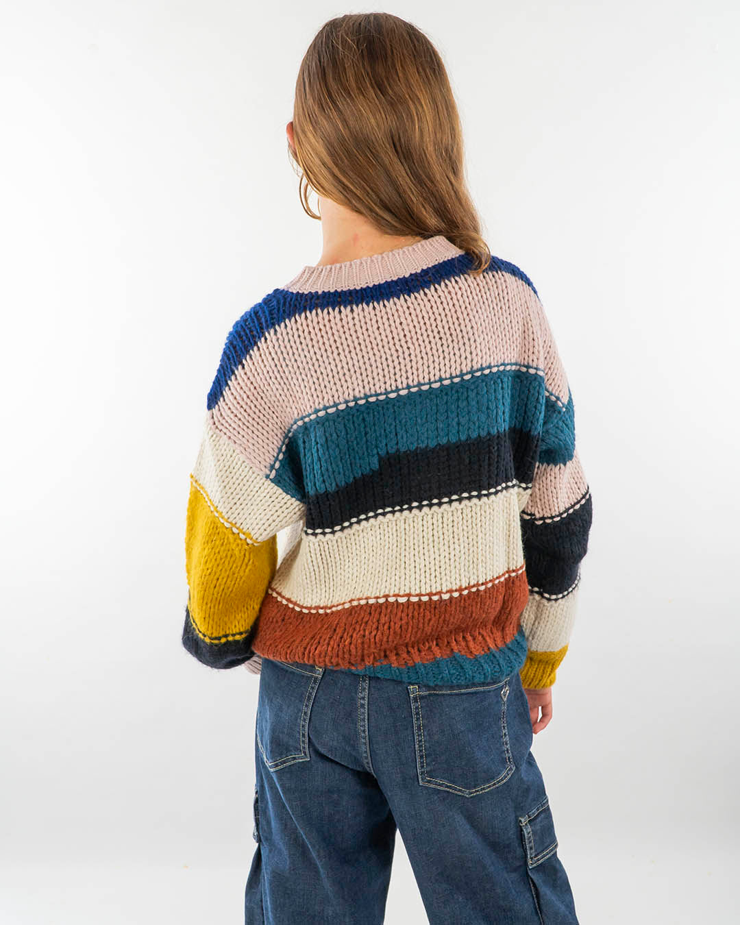 Maglione a righe
