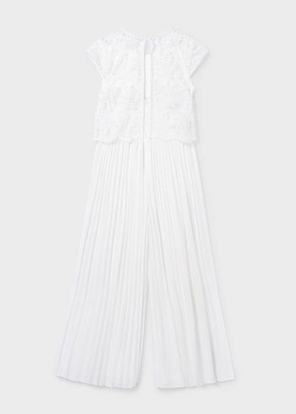 Tuta plissettata con pizzo srt.6871-44 MAYORAL