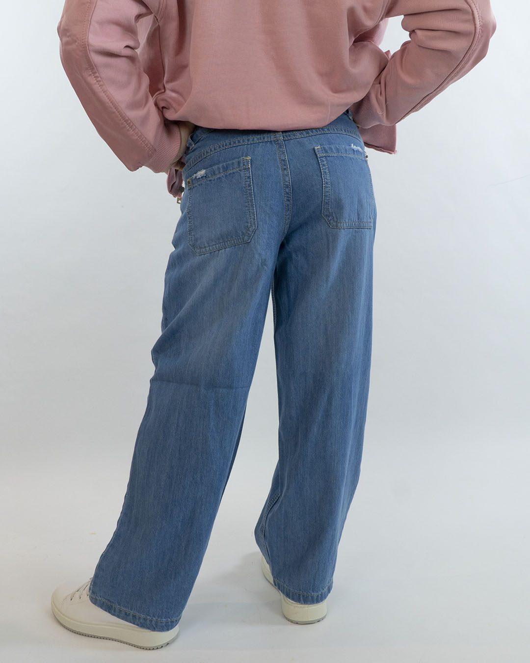 Jeans lungo fluido con bottoni MAYORAL