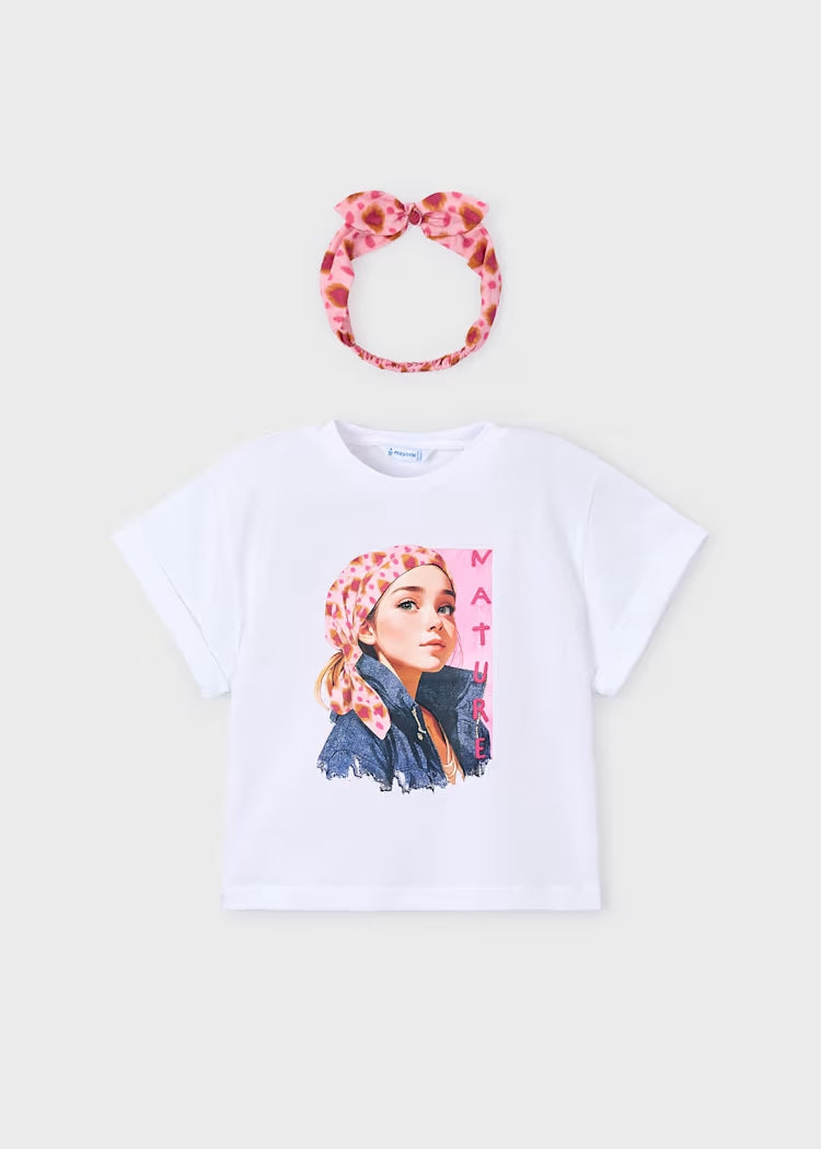 T-shirt manica corta con fascia art.3010-95MAYORAL