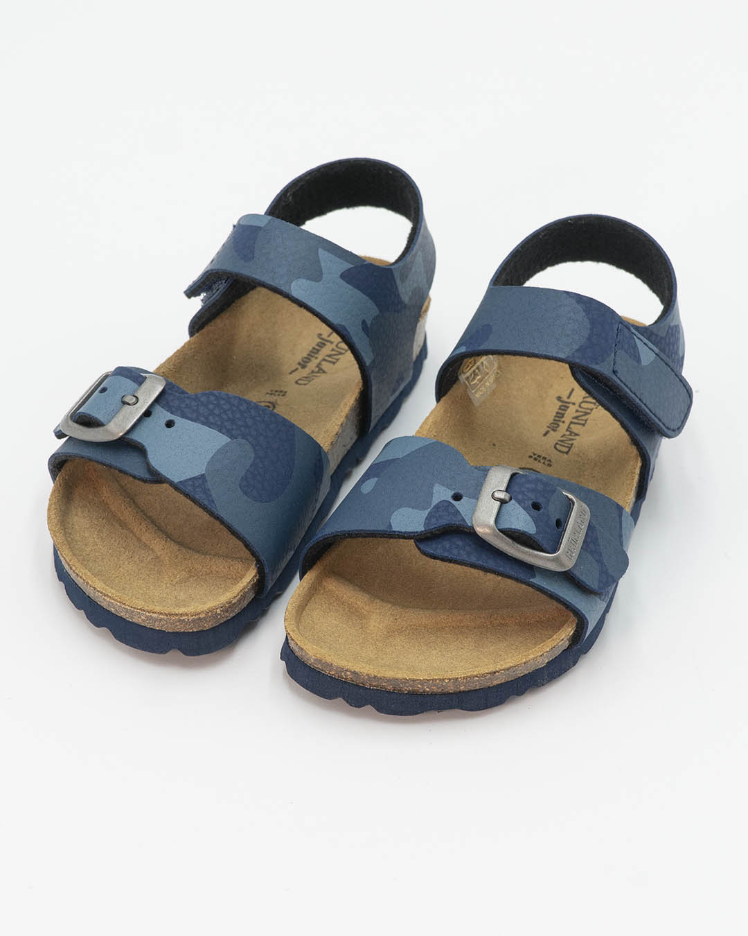 Sandali con strappo fantasia militare