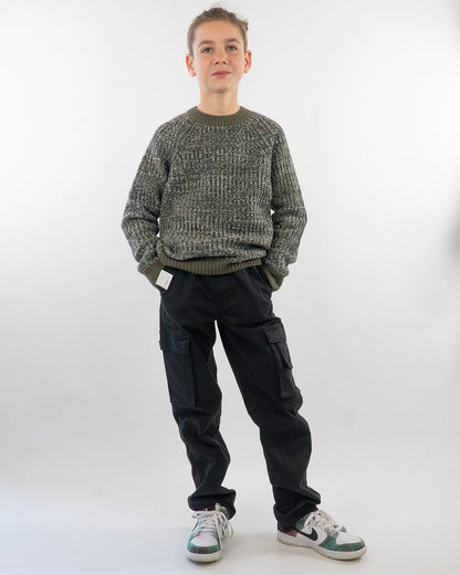 Maglione a treccine melange I DO