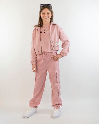 Pantalone cargo con elastico in vita I DO