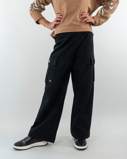 Pantaloni cargo larghi in felpa MAYORAL