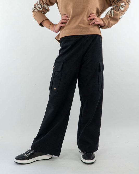Pantaloni cargo larghi in felpa MAYORAL