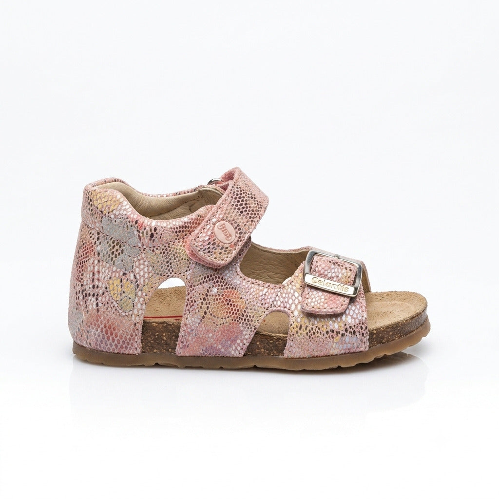 Sandali microfantasia in pelle FALCOTTO