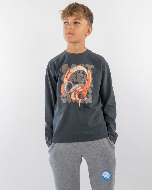 T-shirt manica lunga con cuffie MAYORAL