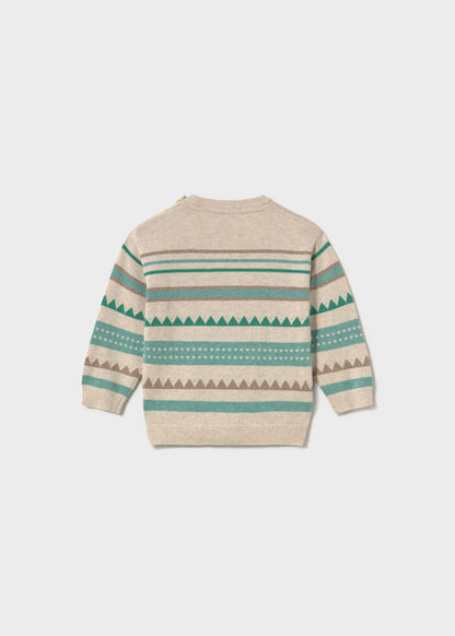 Maglione a fantasia verde art.2.373-081 MAYORAL