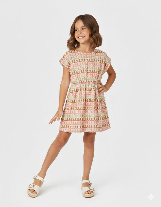 Abito crochet a fantasia art.3930-59 MAYORAL