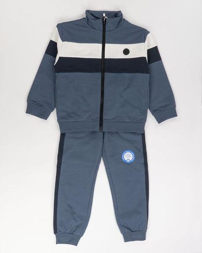 Tuta felpata bicolor con zip MAYORAL