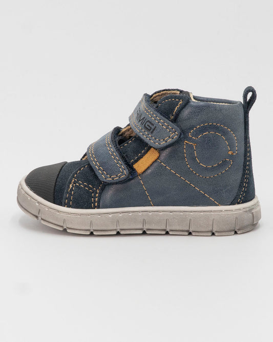Scarpe in pelle con inserti scamosciati PRIMIGI