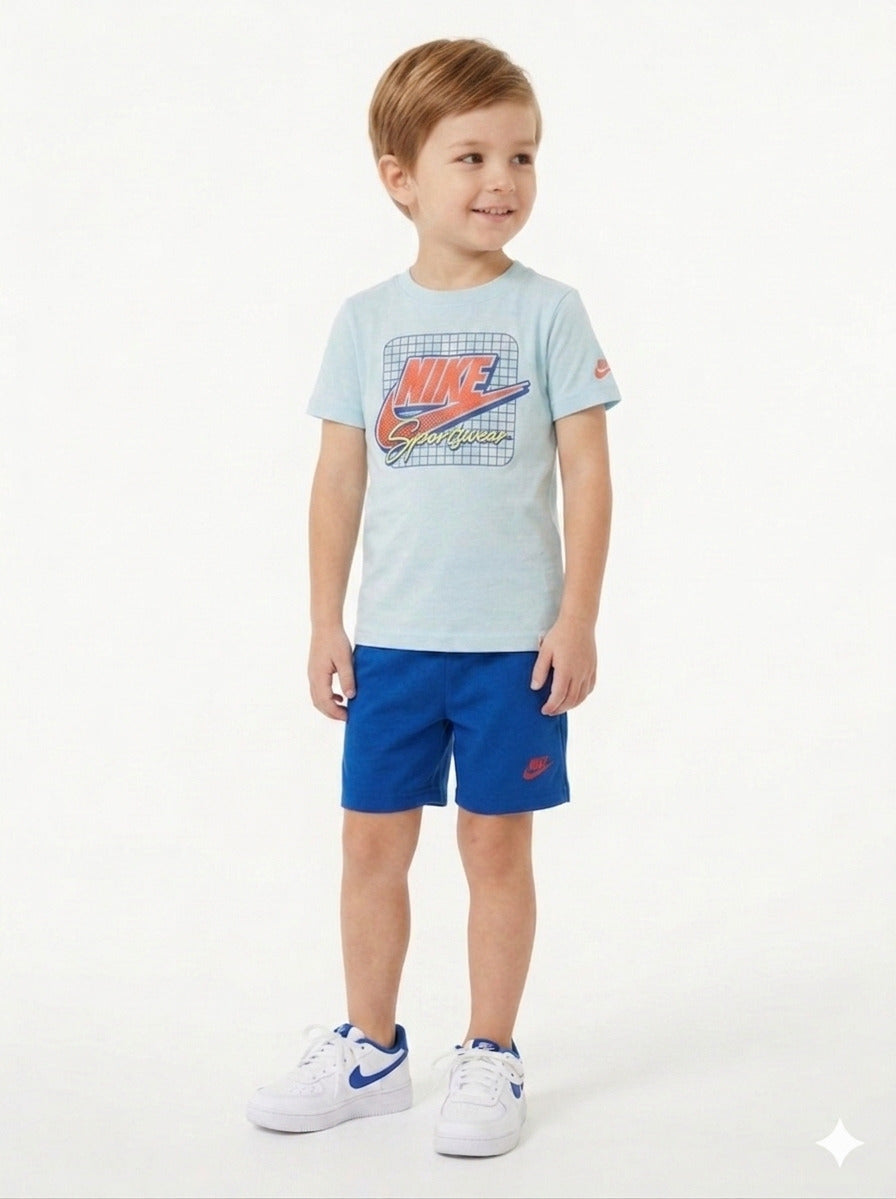 Completo 2 pezzi con pantaloncino sintetico NIKE