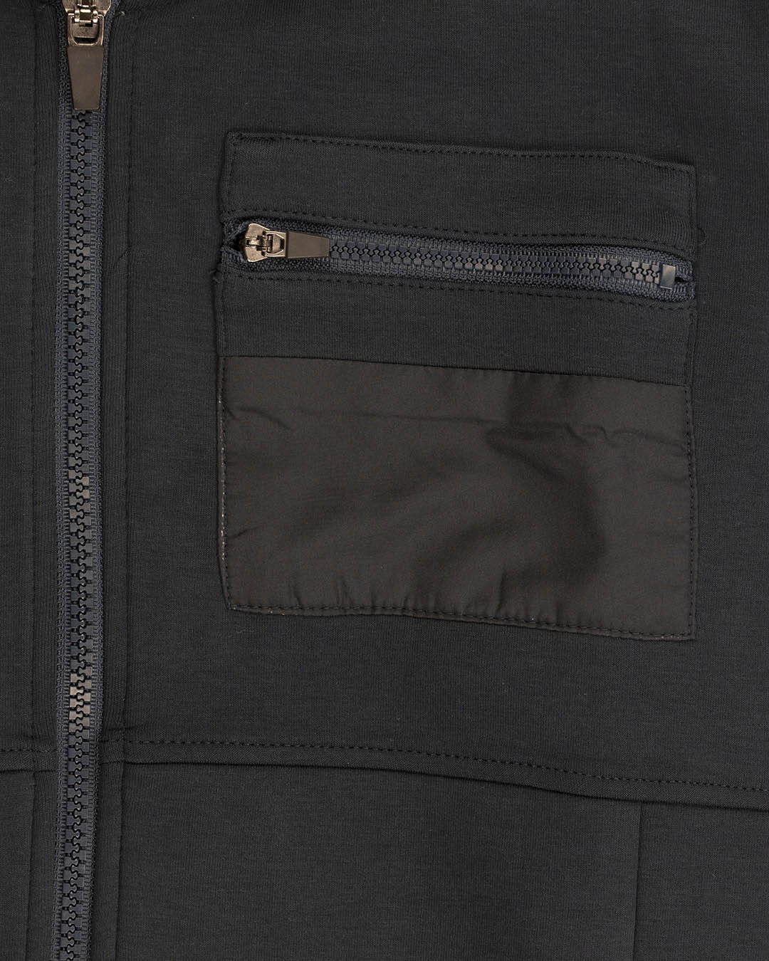 Felpa basica con zip e cappuccio I DO