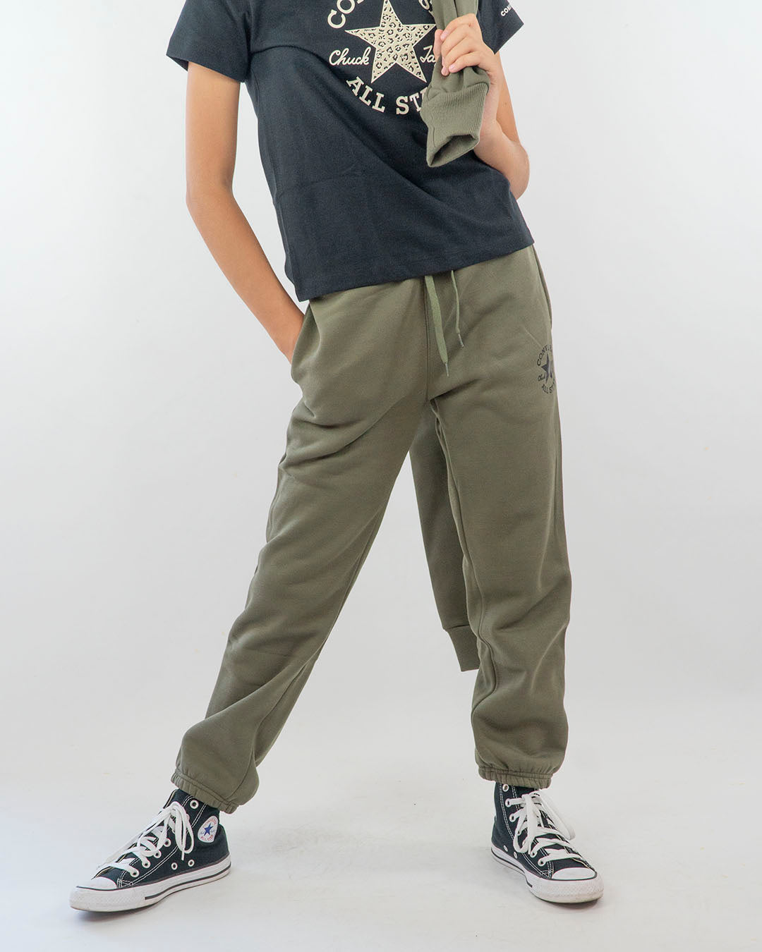 Pantaloni in felpa basici CONVERSE