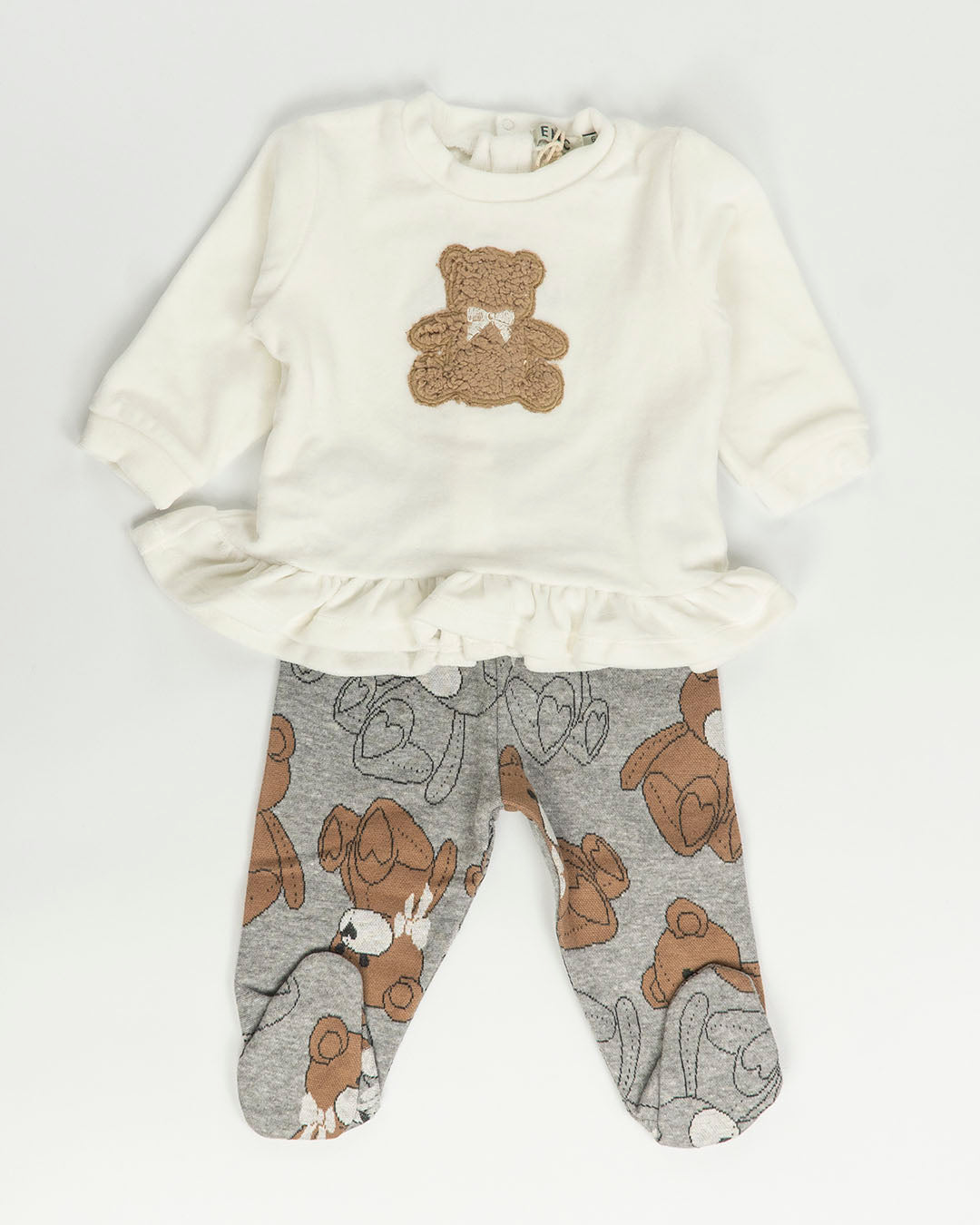 Completo con maglia in ciniglia e ghettina  EMC