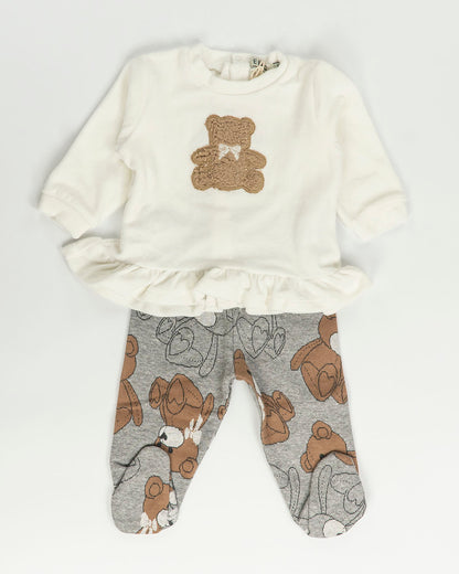 Completo con maglia in ciniglia e ghettina  EMC