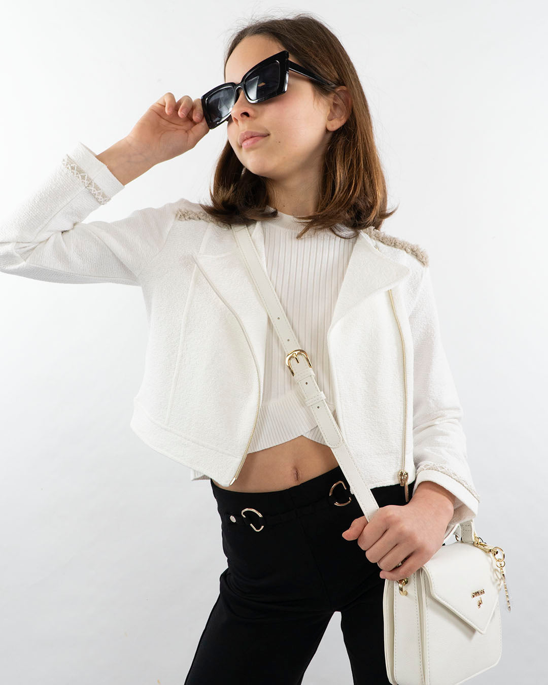 Giacca doppiopetto con zip