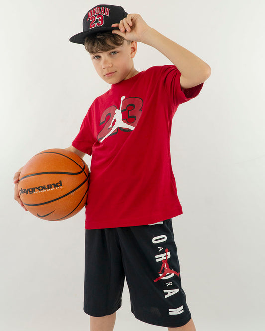 T-shirt con numero e banda sulla spalla JORDAN