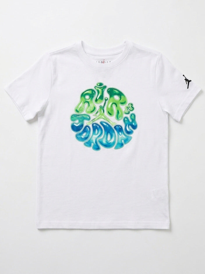 T-shirt con scritta gommata art.95F895-001 JORDAN