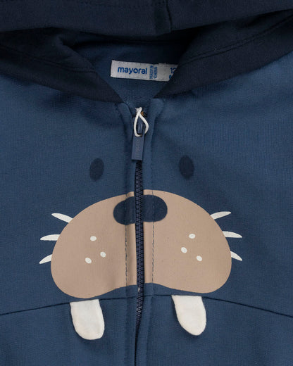 Tuta 3 pz. felpata con tricheco MAYORAL