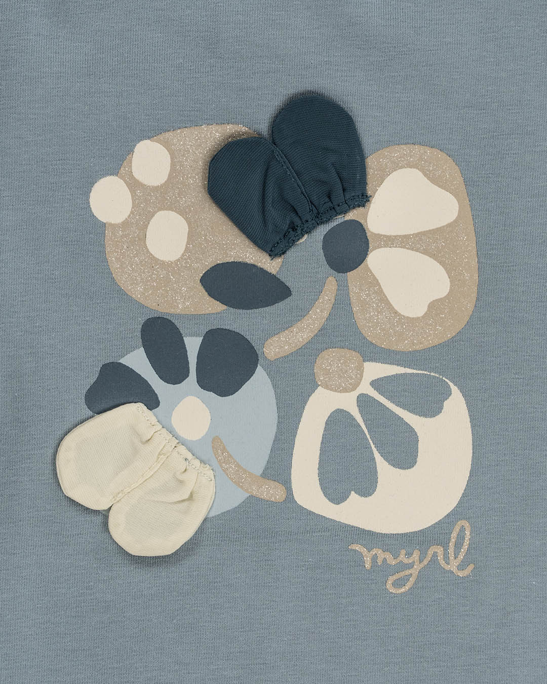 T-shirt manica lunga con stampa glitter MAYORAL