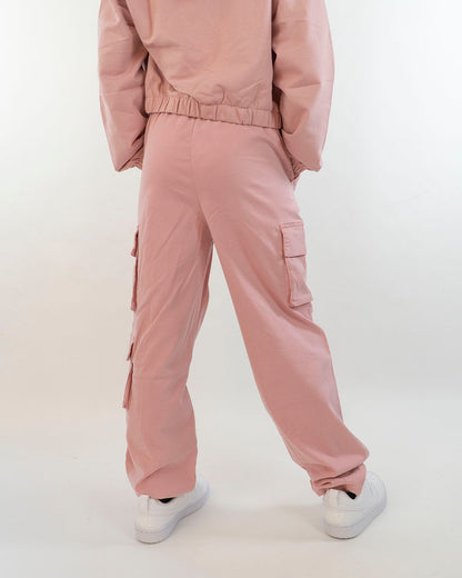 Pantalone cargo con elastico in vita I DO