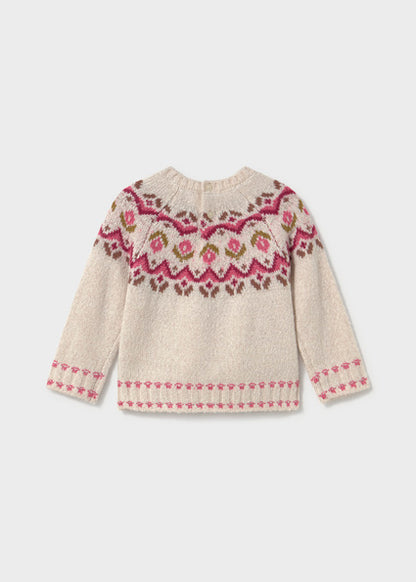 Maglione ricamato a fiori art.2.384-051 MAYORAL