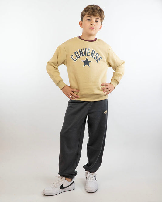 Tuta 2 pezzi felpata con scritta e stella CONVERSE