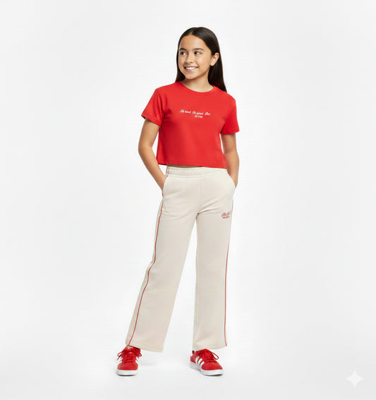 T-shirt con scritta art.4G717-2256  I DO