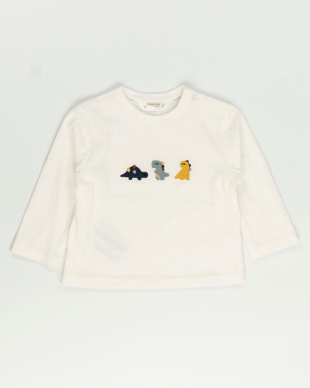 Tuta 3 pz. rigata felpata con dinosauri MAYORAL