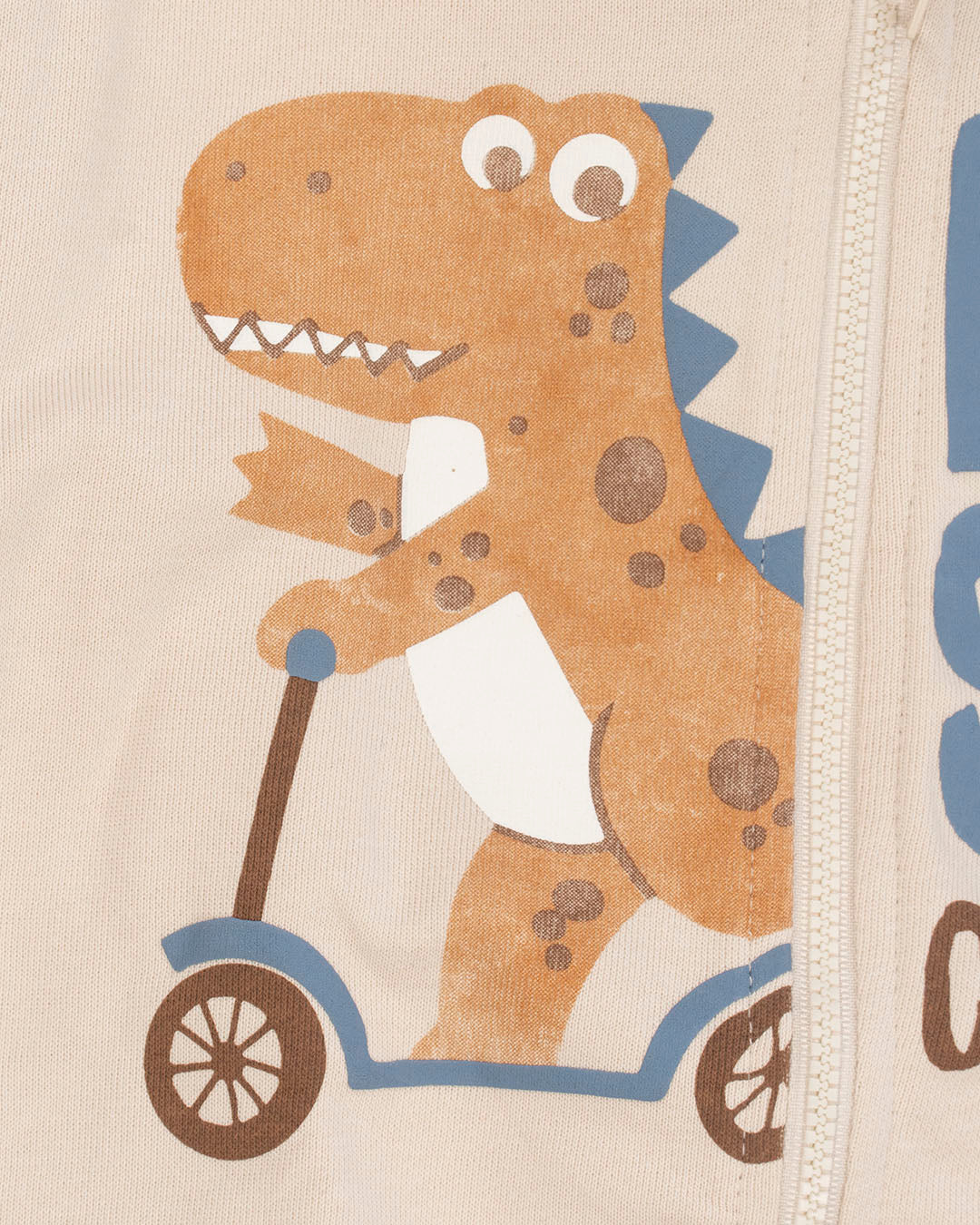Tuta 2 pz. con dinosauro in monopattino MELBY