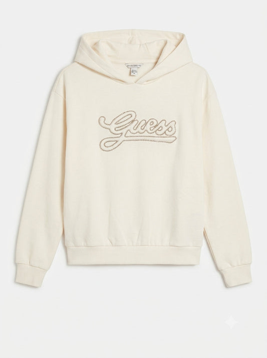 Felpa felpata con strass J6BQ06 K6091-G012 GUESS