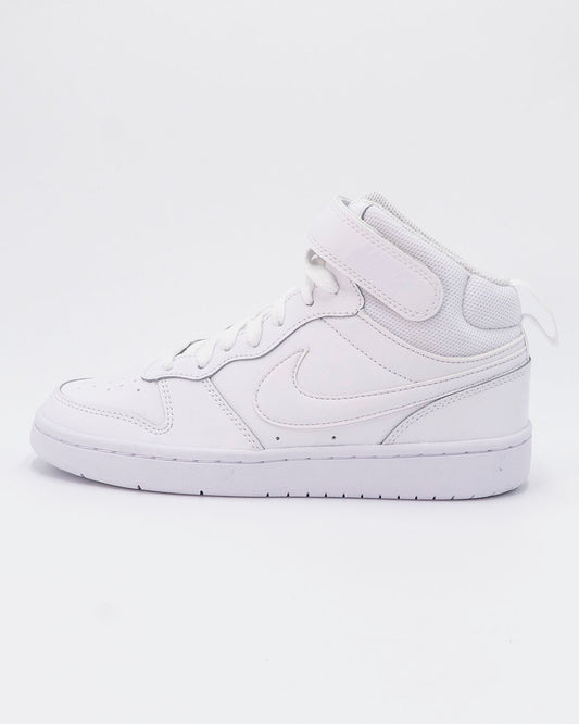 Scarpe bianche alte con laccio e strappo NIKE