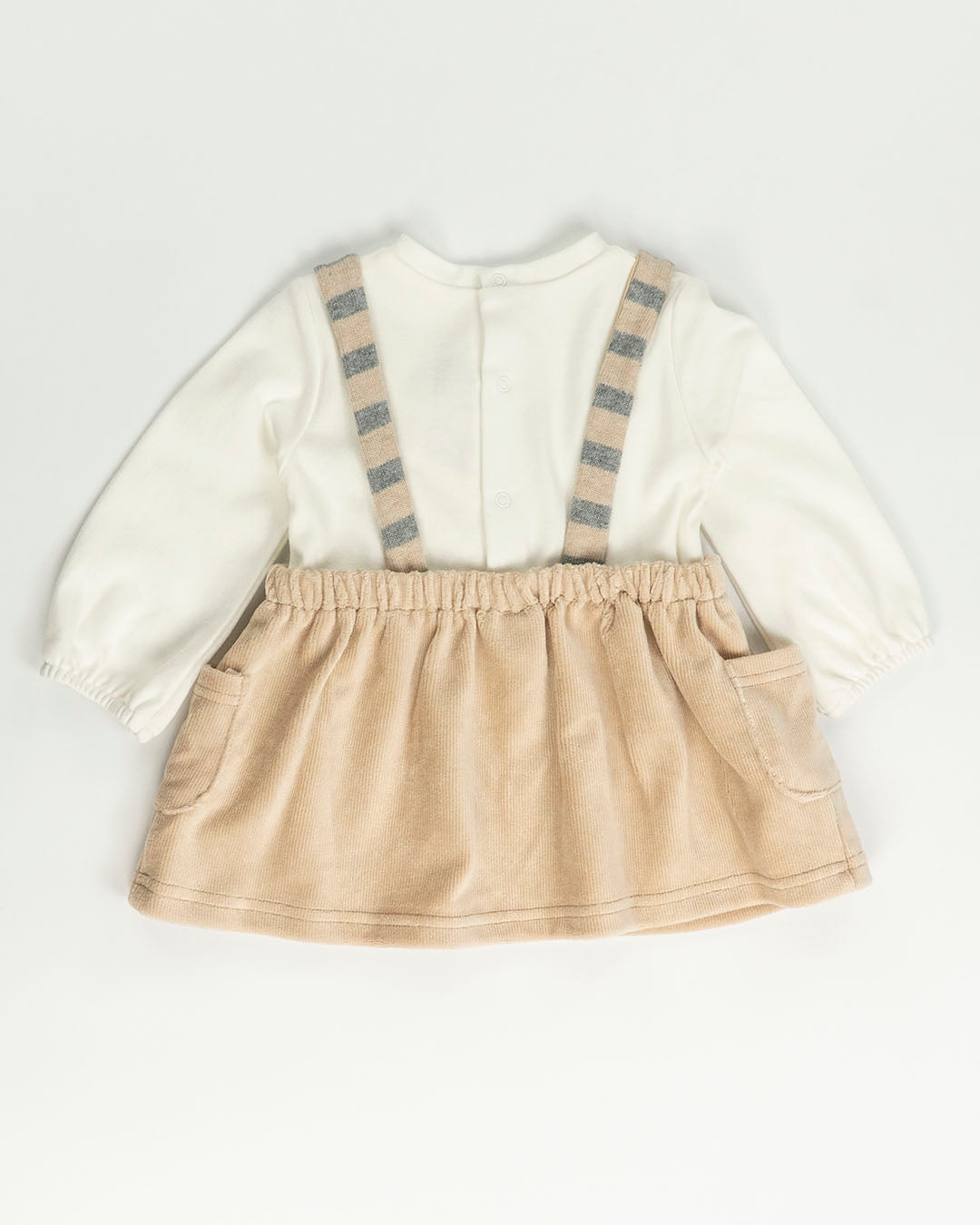 Abito finta salopette in velluto MAYORAL