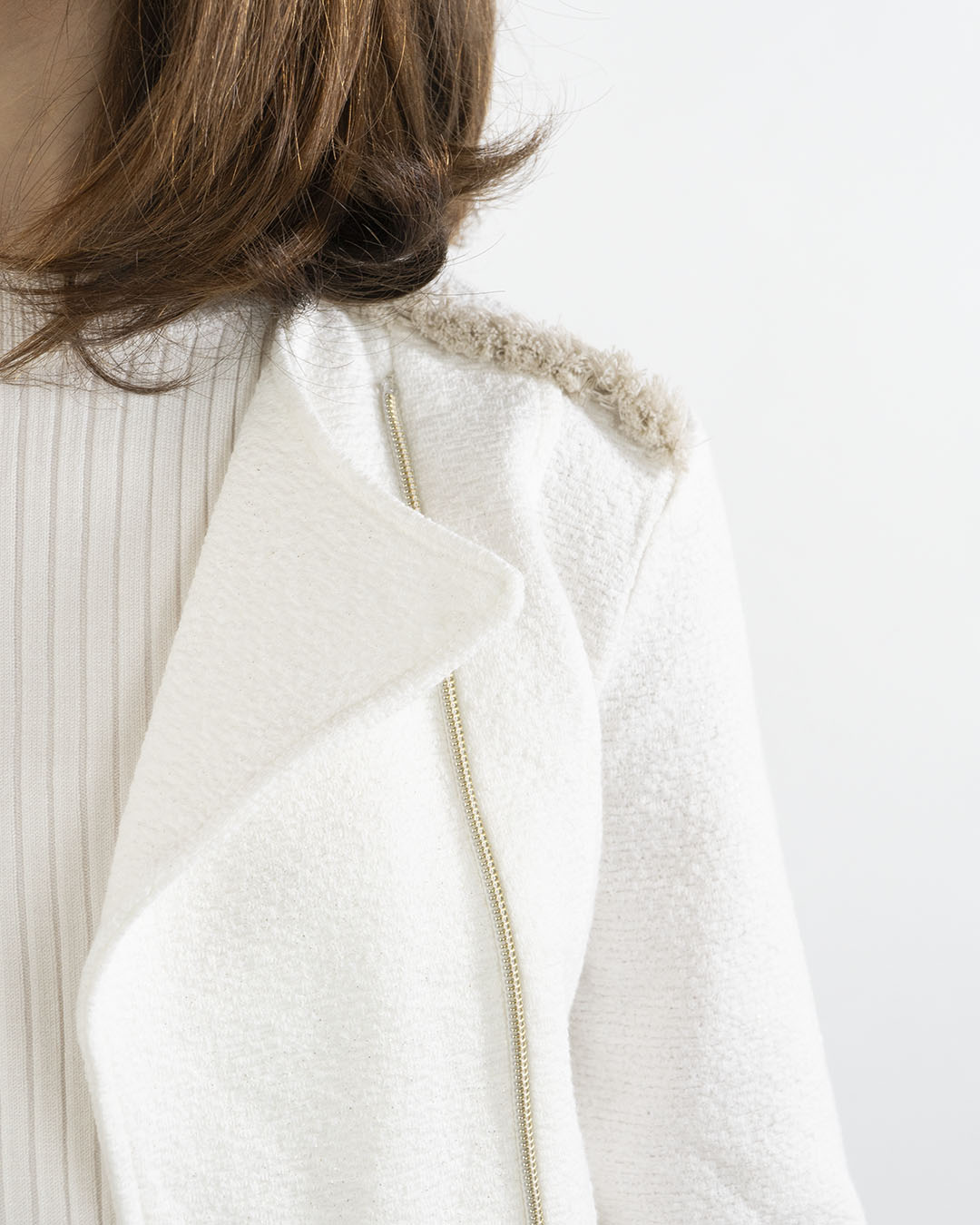 Giacca doppiopetto con zip