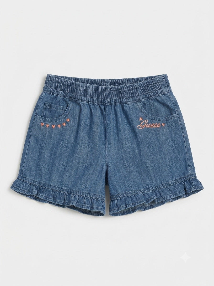 Shorts jeans con voillant K6GD06D3X30-MSBW GUESS